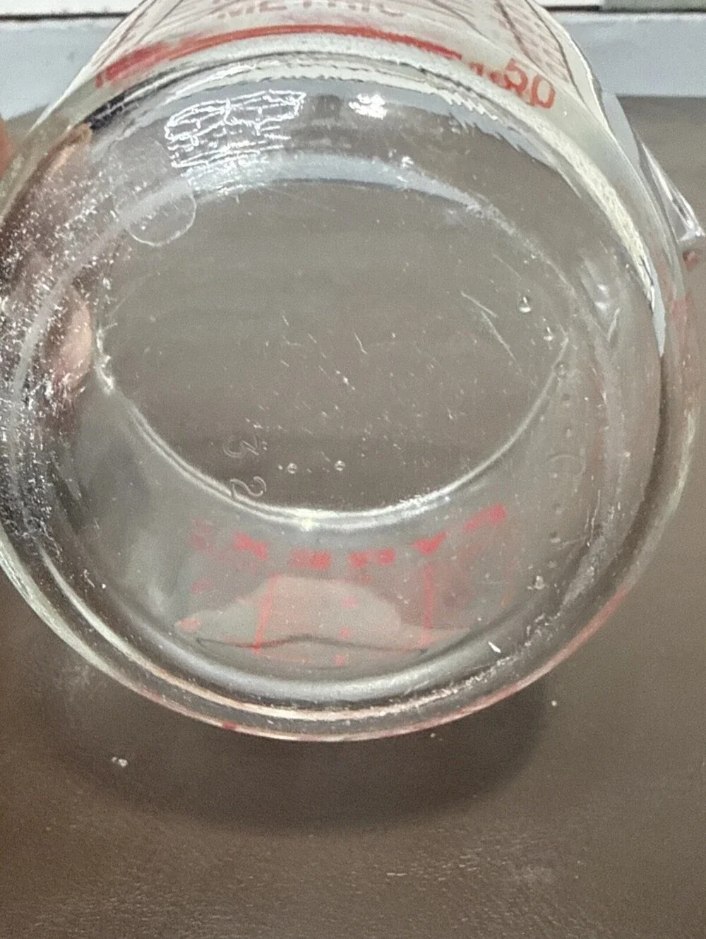 PYREX Vintage Measuring 1 Cup Glass‎ 8oz RED Lettering USA Model 508 Corning NY